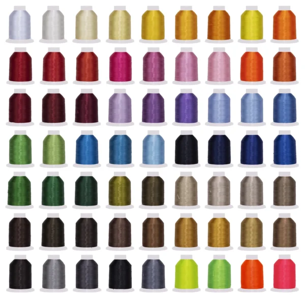 Polyester Embroidery Thread-63 brother colors polyester thread