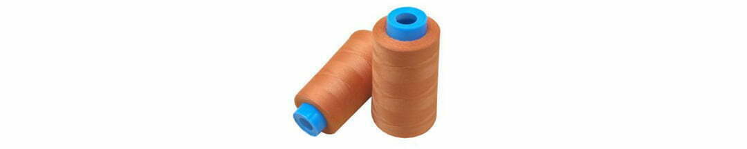 Spun polyester sewing thread