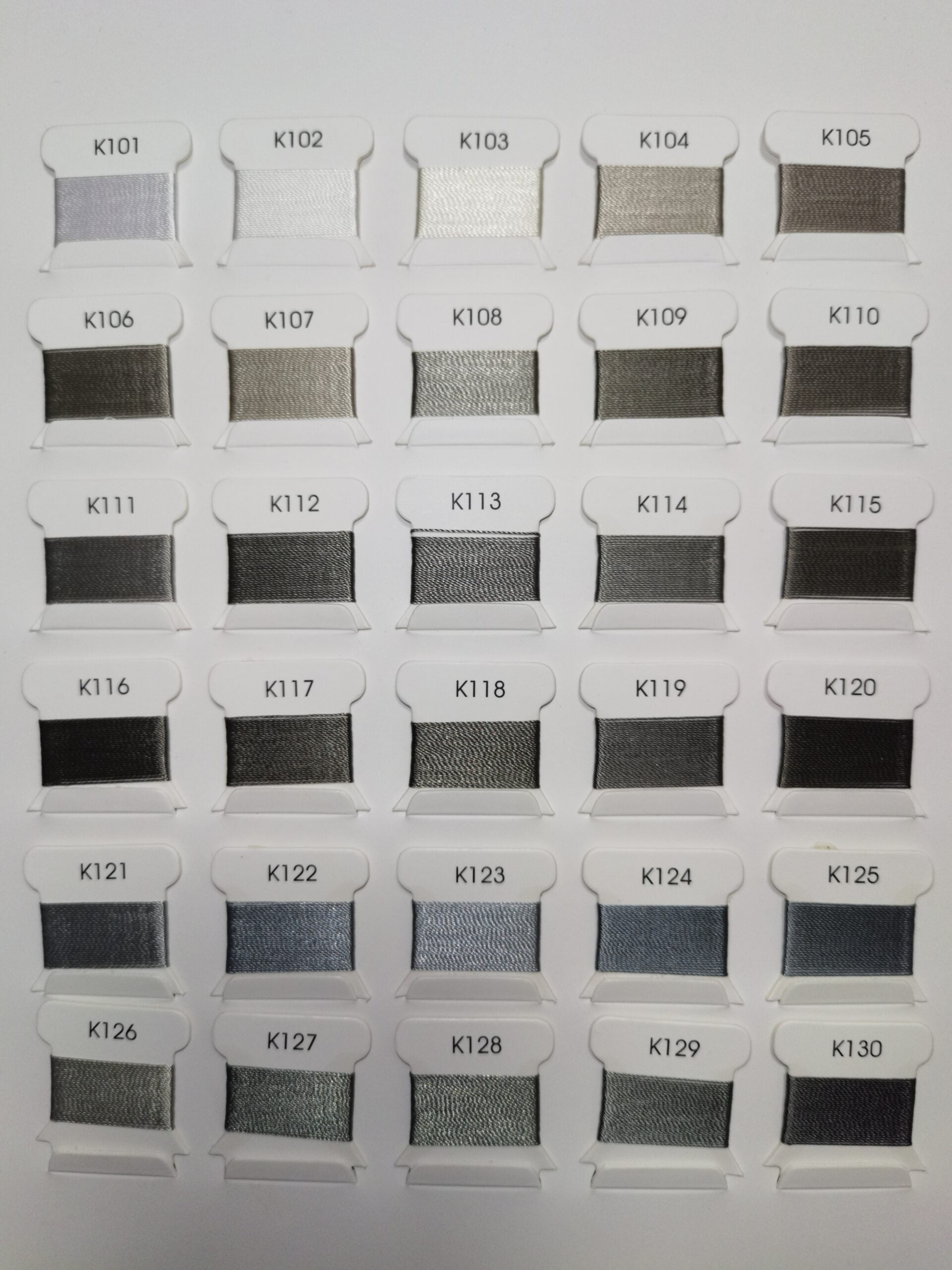 Bonded Thread /High Tenacity Thread Color Card
