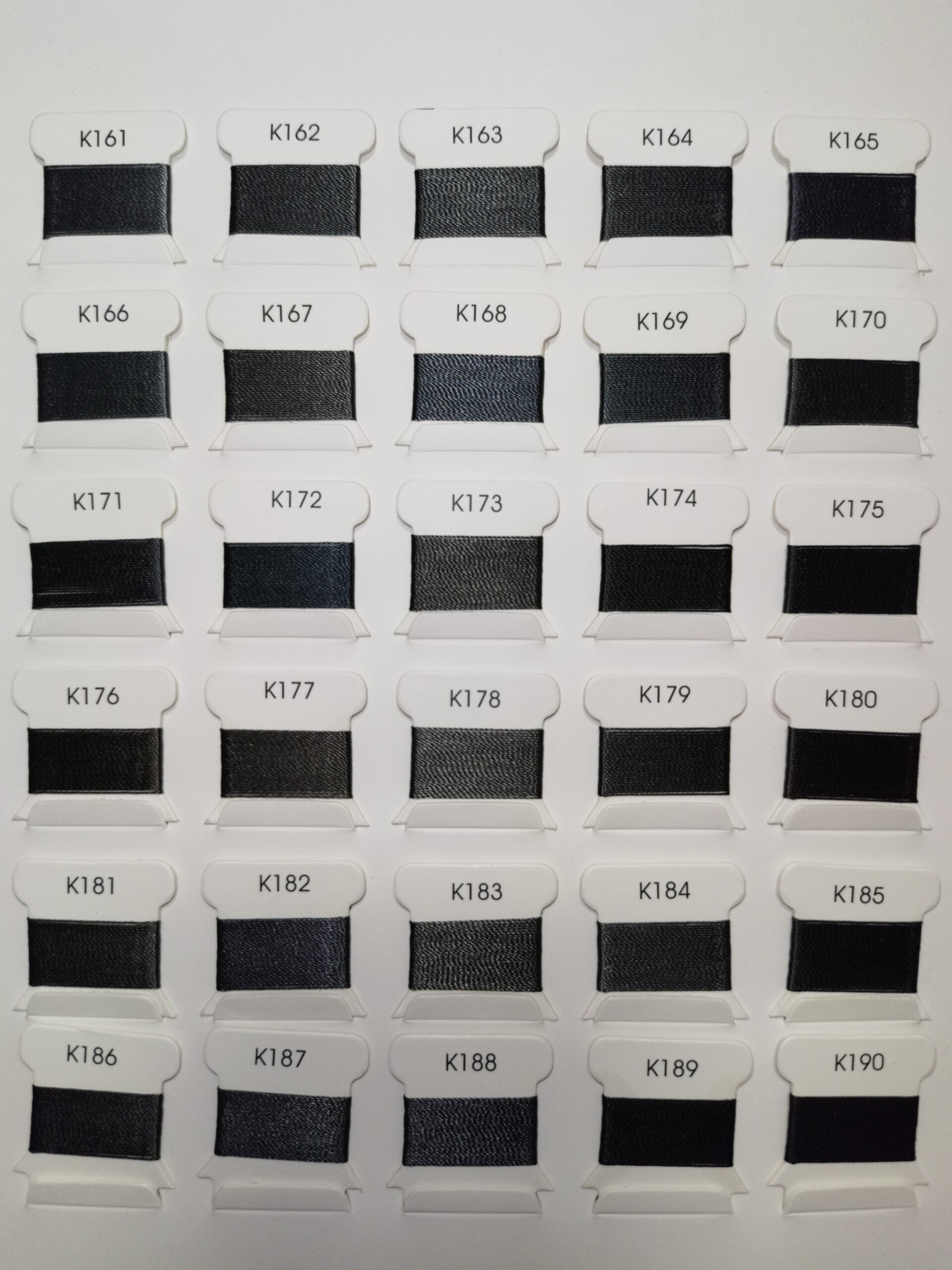Bonded Thread /High Tenacity Thread Color Card